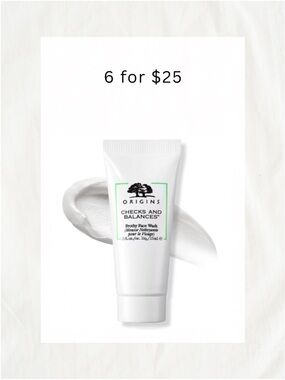 6/$25 • Origins Face Wash